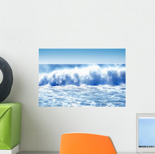 Huge Crashing Waves Wall Mural