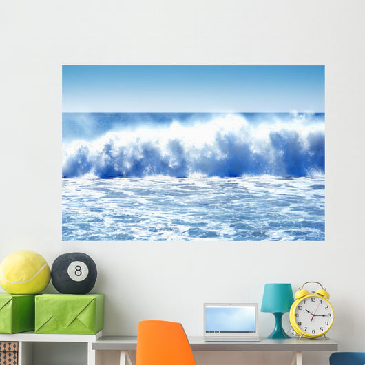 Huge Crashing Waves Wall Mural