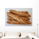 Several baguettes direct from the bakery Wall Mural