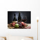 Wine and Grapes Wall Mural