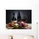Wine and Grapes Wall Mural