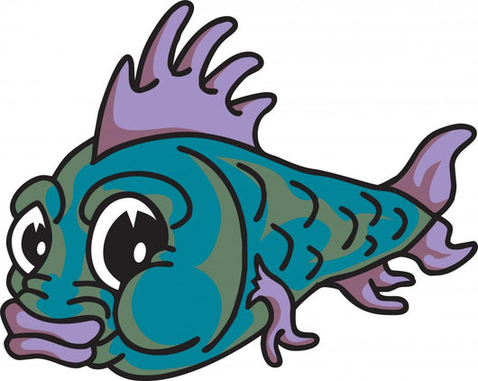 Fish with Fin Wall Decal
