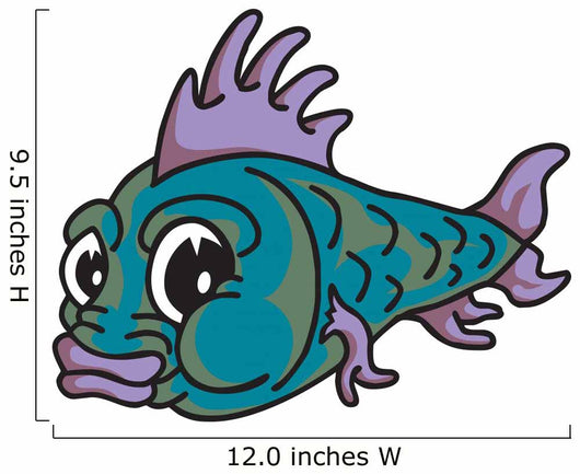 Fish with Fin Wall Decal