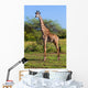Giraffe Savanna Safari Wall Mural
