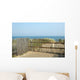 Atlantic Ocean through Fence Wall Mural