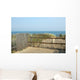Atlantic Ocean through Fence Wall Mural