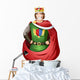 Young King With Crown Wall Decal