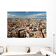 View over the rooftops of Valencia, Spain Wall Mural