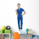 Female Healthcare Worker Wall Mural