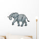 elephant on white Wall Decal