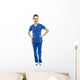 Healthcare Worker Scrubs Wall Decal