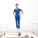 Healthcare Worker Scrubs Wall Decal
