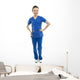 Healthcare Worker Scrubs Wall Decal