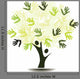 Tree with Palm Handshakes
