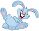 Laughing bunny Wall Decal