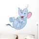Laughing elephant Wall Decal