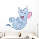 Laughing elephant Wall Decal