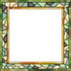 Vector Stained-glass Window Frame