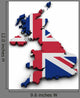 United Kingdom Flag Map