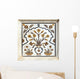 Marble inlay work, cenotaphs of Shivpuri. Madhya Pradesh. Wall Mural