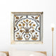 Marble inlay work, cenotaphs of Shivpuri. Madhya Pradesh. Wall Mural
