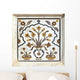 Marble inlay work, cenotaphs of Shivpuri. Madhya Pradesh. Wall Mural