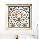 Marble inlay work, cenotaphs of Shivpuri. Madhya Pradesh. Wall Mural