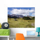 Moutain Valley and Cabin Wall Decal