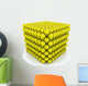 one cubic meter of tennis balls 3D Wall Decal