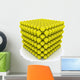 one cubic meter of tennis balls 3D Wall Decal