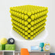 one cubic meter of tennis balls 3D Wall Decal