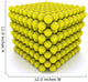 one cubic meter of tennis balls 3D Wall Decal