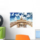 Beautiful view of Eiffel Tower in Paris with sunset colors Wall Mural