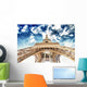 Beautiful view of Eiffel Tower in Paris with sunset colors Wall Mural