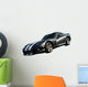 Dark Grey American Muscle Car Wall Decal