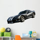 Dark Grey American Muscle Car Wall Decal