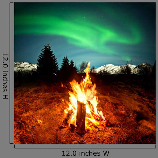 Camp Fire Watching Northern