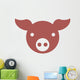 pig - symbol Wall Decal