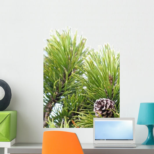 Herbst Tirol Pine Tree and Pinecone Wall Decal