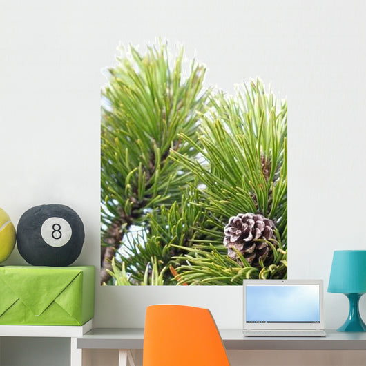 Herbst Tirol Pine Tree and Pinecone Wall Decal