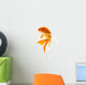 Golden Koi Fish Wall Decal