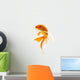 Golden Koi Fish Wall Decal
