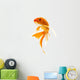 Golden Koi Fish Wall Decal