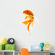 Golden Koi Fish Wall Decal