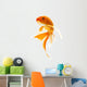 Golden Koi Fish Wall Decal
