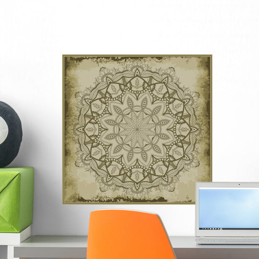 Floral Mandala Vintage Wall Mural