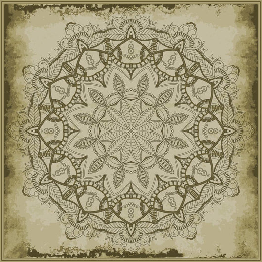Floral Mandala Vintage Wall Mural