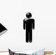 man one symbol Wall Decal