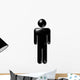 man one symbol Wall Decal