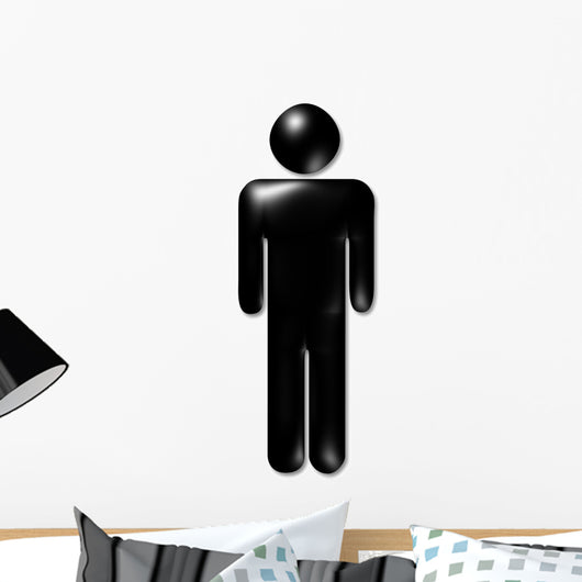 man one symbol Wall Decal